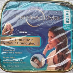 The Sleep Styler damage free hair roller